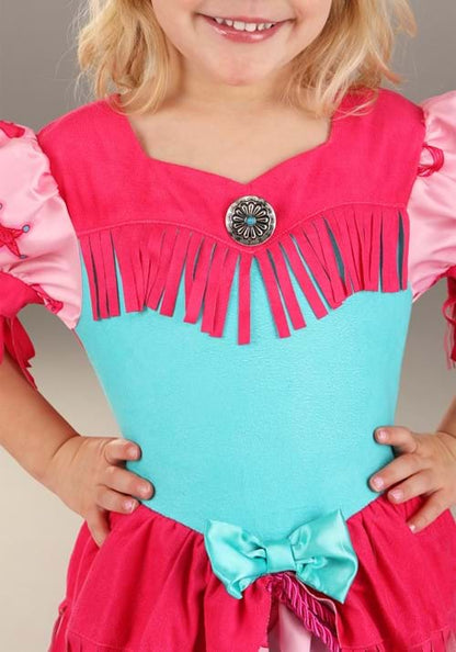 Girl's Toddler Pastel Pink Cowgirl Costume - US 0995