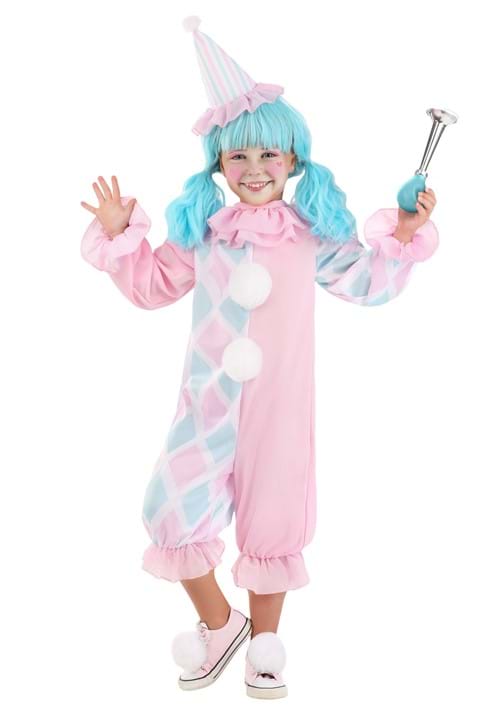 Girl's Toddler Pastel Pom Pom Clown Costume - US 3326