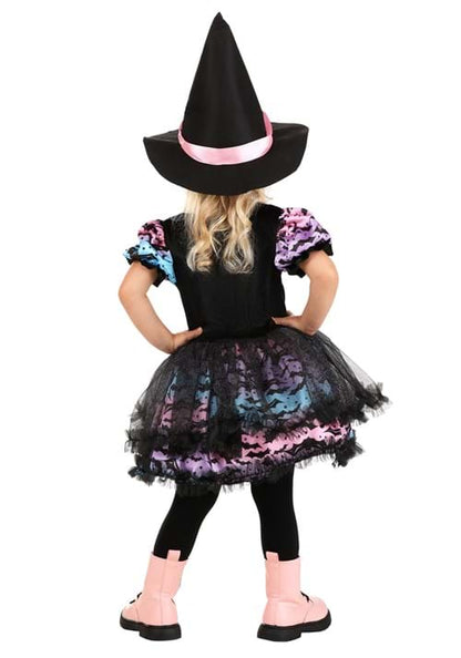 Pastel Tutu Girl's Witch Toddler Costume - US 9376