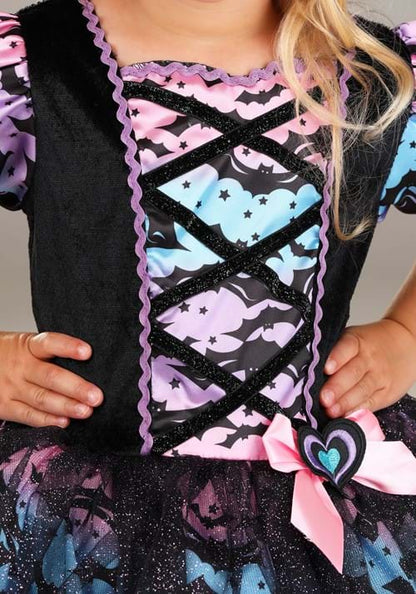 Pastel Tutu Girl's Witch Toddler Costume - US 9376