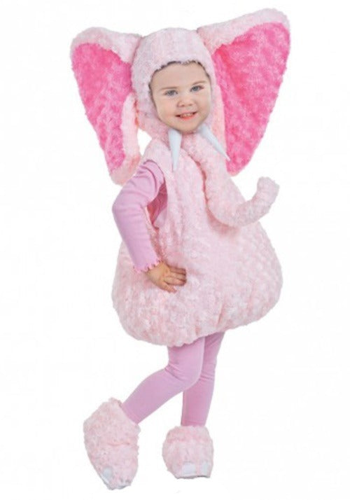 Toddler Pink Elephant Bubble Costume - US 0018