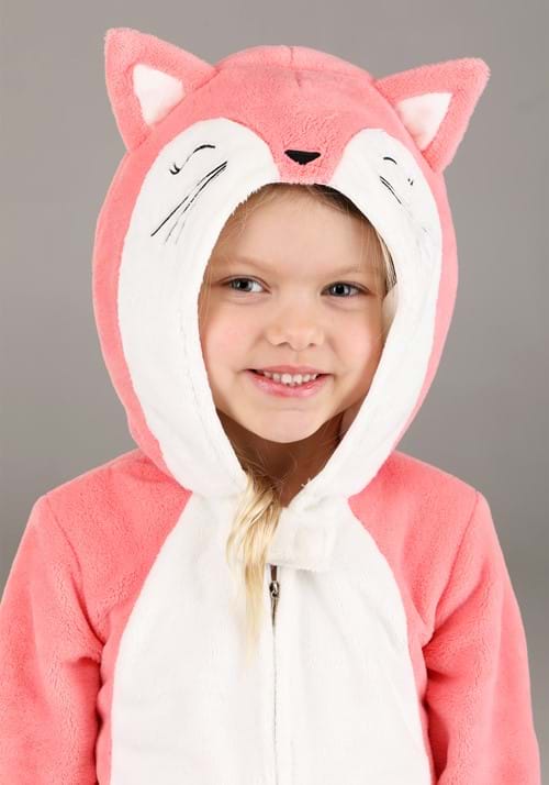 Girl's Pink Fox Toddler Onesie Costume - US 2701