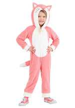Girl's Pink Fox Toddler Onesie Costume - US 2701