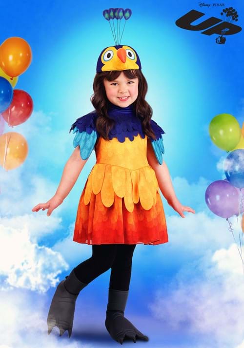 Girl's Toddler Pixar UP Kevin Costume Dress - US 3222