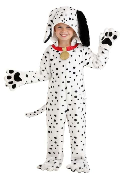 Plush Dalmatian Puppy Jumpsuit for Toddlers - US 8994