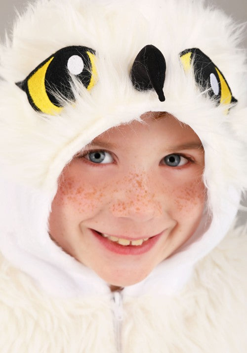 Plush White Owl Costume for Toddlers - US 4132