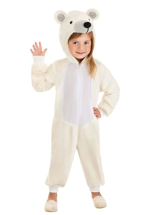Polar Bear Costume Onesie for Toddlers - US 5279