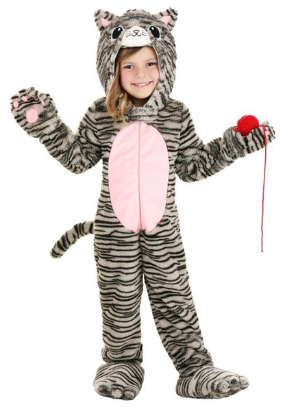 Premium Tabby Kitty Cat Costume for Toddlers - US 7496