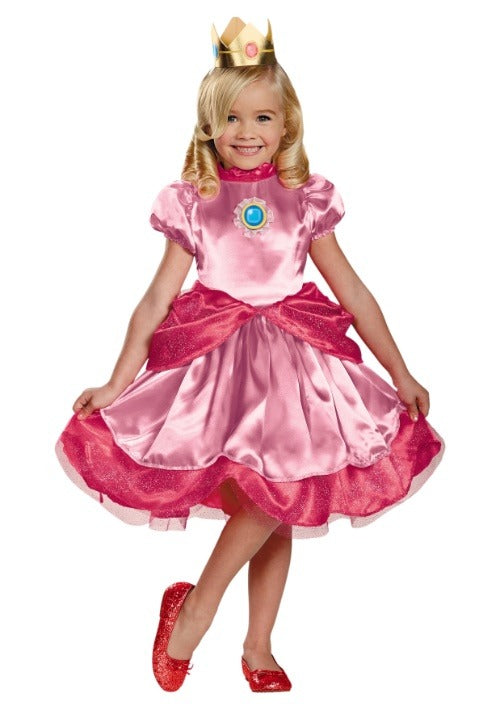 Girl's Princess Peach Toddler Costume - US 6783