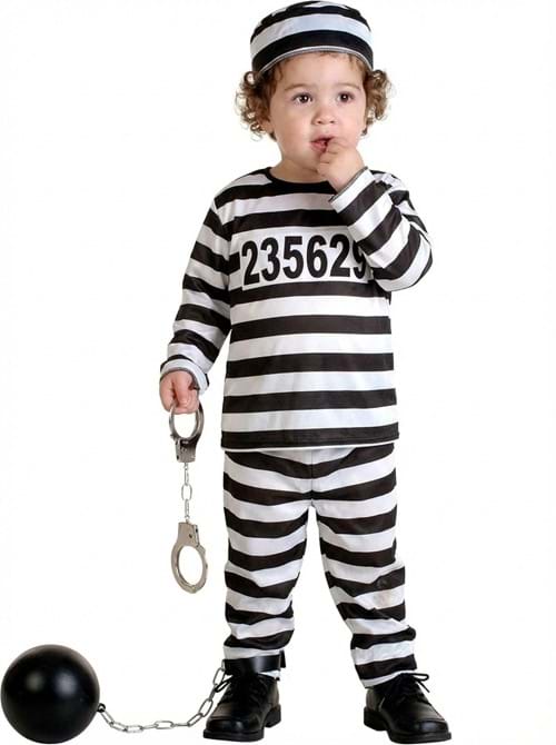 Prisoner Costume for Toddlers - US 0054