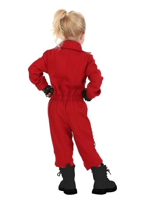 Girl's Red Racer Jumpsuit Costume for Toddlers - US 1953