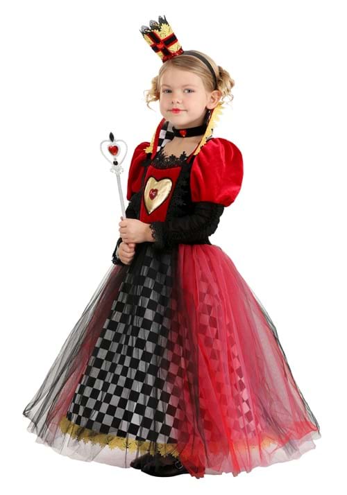 Ravishing Queen of Hearts Costume for Toddlers - US 3071