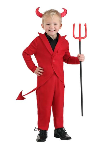 Red Devil Suit Costume for Toddlers - US 0272