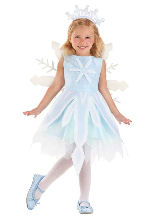 Girl's Toddler Shimmering Snowflake Costume Dress - US 2983