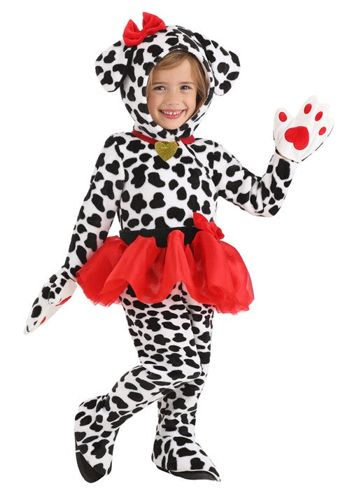 Soft Dalmatian Tutu Costume for Toddler - US 6404