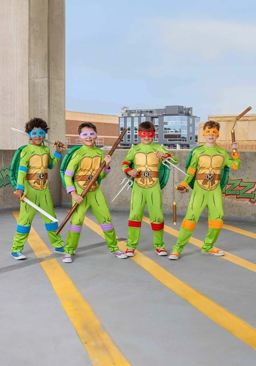 Boy's Toddler Teenage Mutant Ninja Turtles Michelangelo Costume - US 7843