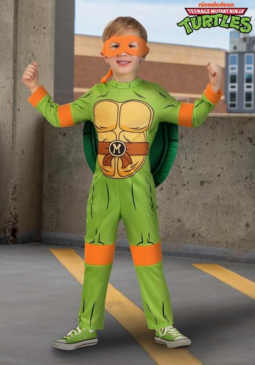 Boy's Toddler Teenage Mutant Ninja Turtles Michelangelo Costume - US 7843