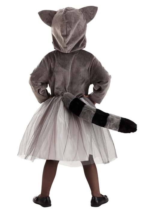 Girl's Toddler Tutu Raccoon Costume Dress - US 6974