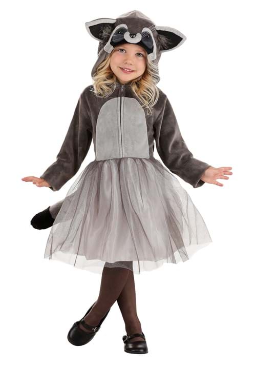Girl's Toddler Tutu Raccoon Costume Dress - US 6974