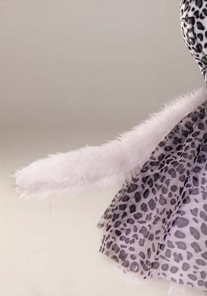 Tutu Snow Leopard Costume for Toddlers - US 8782