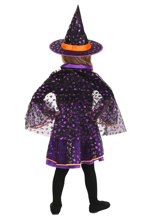 Girl's Twilight Twinkle Witch Sustainable Material Toddler Costume - US 4111