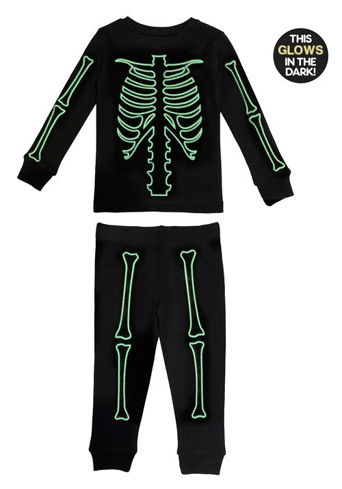 Skeleton 2 Piece Jogger Sleep Set for Toddlers - US 0161