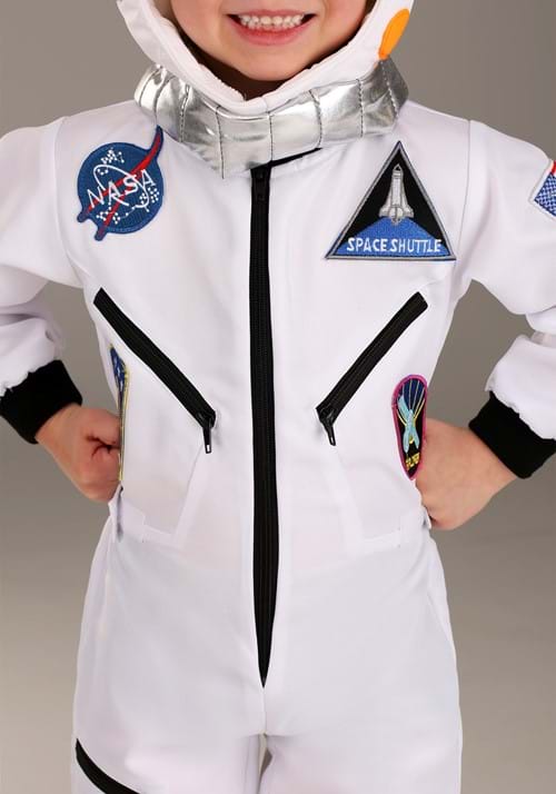 White Astronaut Toddler Jumpsuit Costume - US 1428