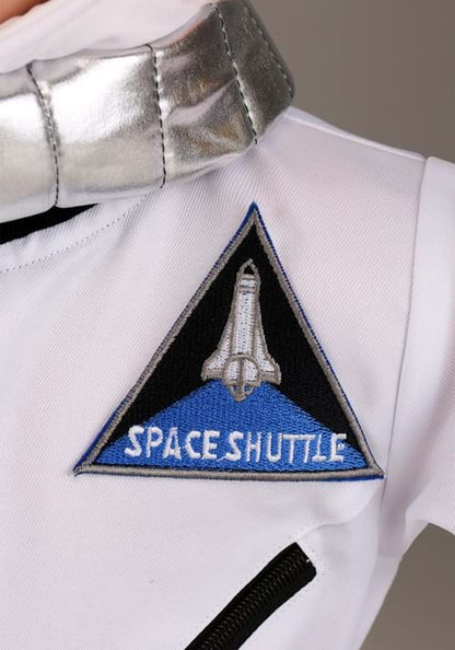 White Astronaut Toddler Jumpsuit Costume - US 1428