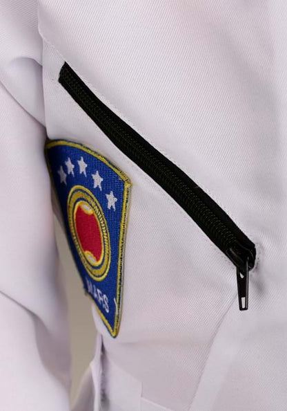 White Astronaut Toddler Jumpsuit Costume - US 1428