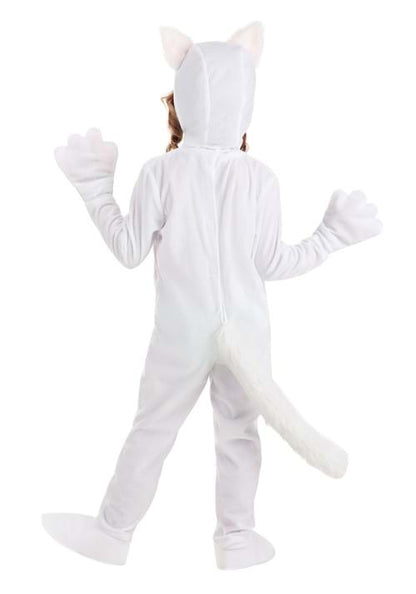 White Cat Costume for Toddlers - US 7842