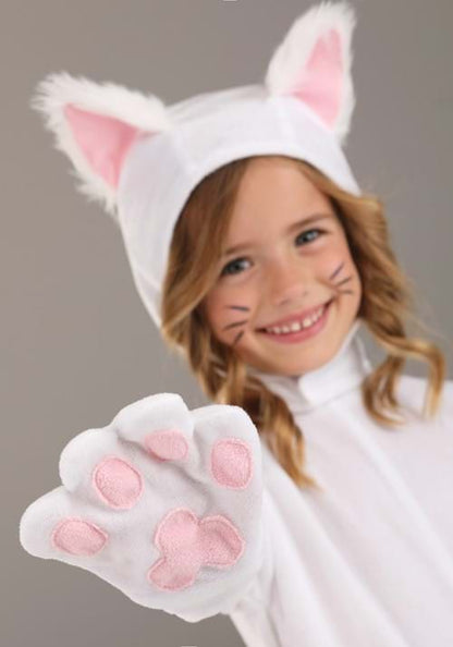 White Cat Costume for Toddlers - US 7842