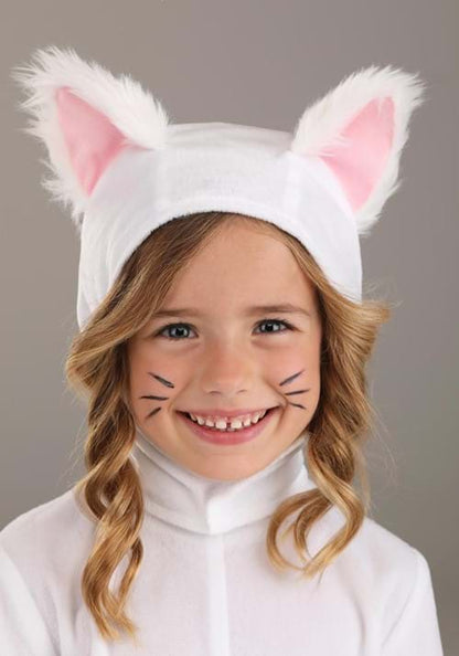 White Cat Costume for Toddlers - US 7842