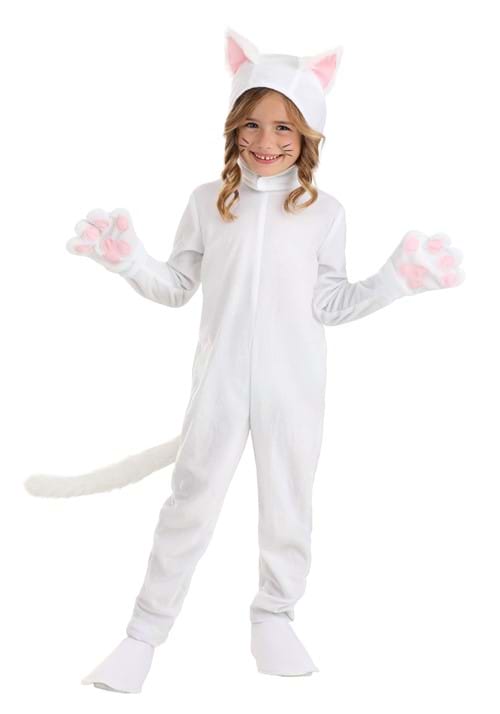 White Cat Costume for Toddlers - US 7842