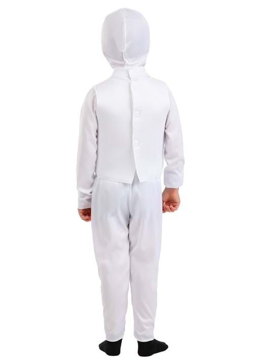 Toddler White Ninja Master Costume - US 2823