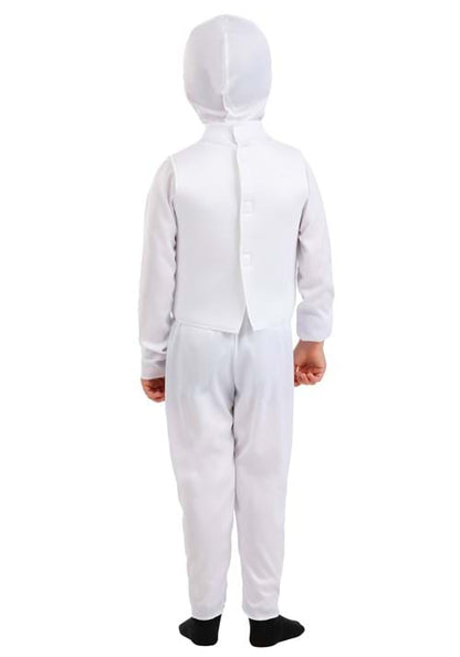 Toddler White Ninja Master Costume - US 2823