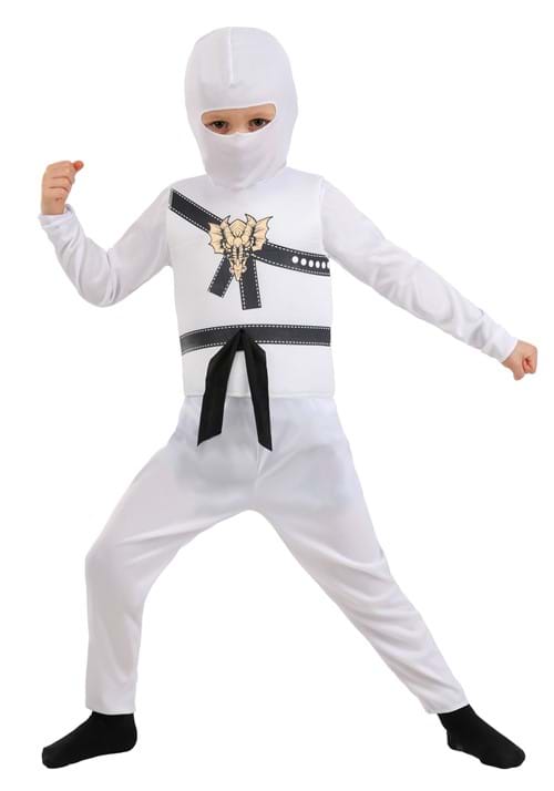 Toddler White Ninja Master Costume - US 2823