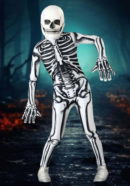 White Skeleton Toddler Costume - US 7784