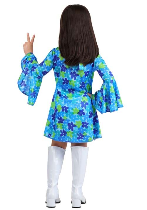 Girl's Toddler Wild Flower 70's Disco Costume Dress - US 2530