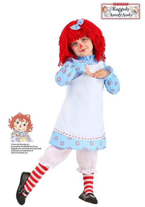 Exclusive Girl's Toddler Raggedy Ann Costume - US 8766