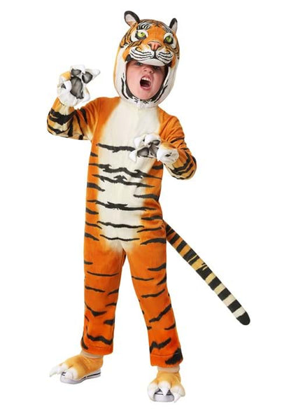 Toddler Realistic Tiger Costume - US 9672