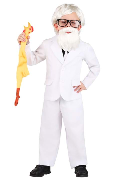 Toddlers White Suit Costume - US 3580