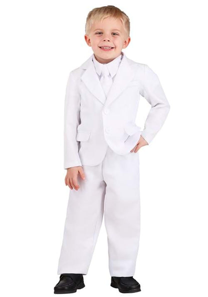 Toddlers White Suit Costume - US 3580