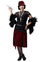 Women's Toe Tappin' Flapper Costume Dress - US 4002