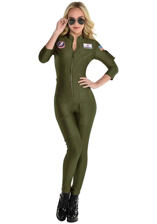 Top Gun 2 Flight Suit Costume for Women - US 9607