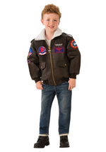 Top Gun Kids Bomber Jacket Costume - US 1052