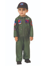 Top Gun Jumpsuit Costume for Toddlers - US 3861
