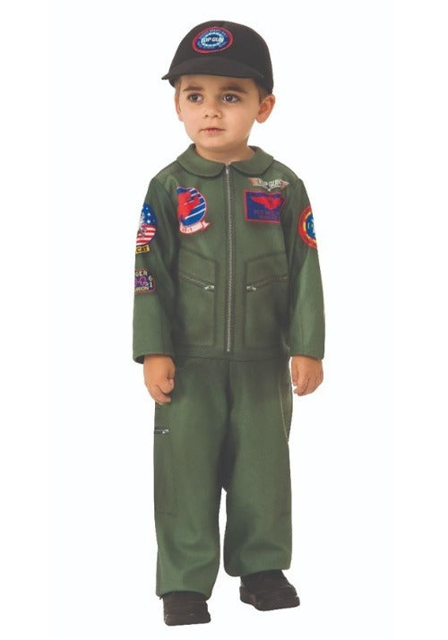 Top Gun Jumpsuit Costume for Toddlers - US 3861
