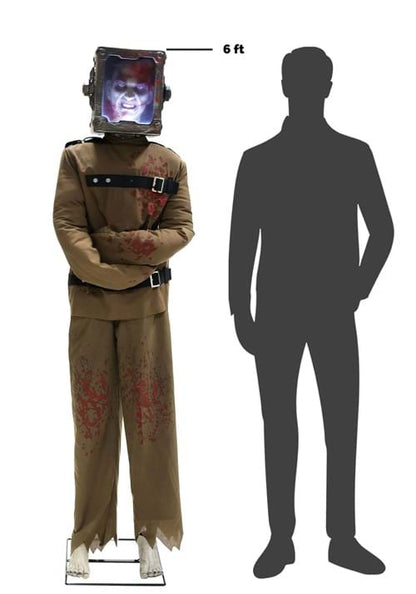 6FT Torture Box Man Animated Decoration - US 5155