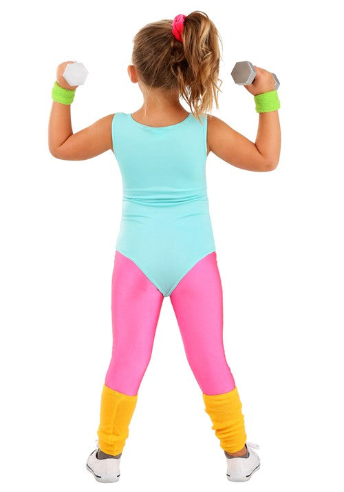 Totally 80s Workout Costume for Toddlers - US 6022