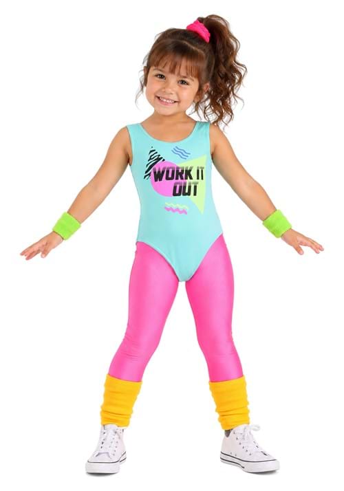 Totally 80s Workout Costume for Toddlers - US 6022